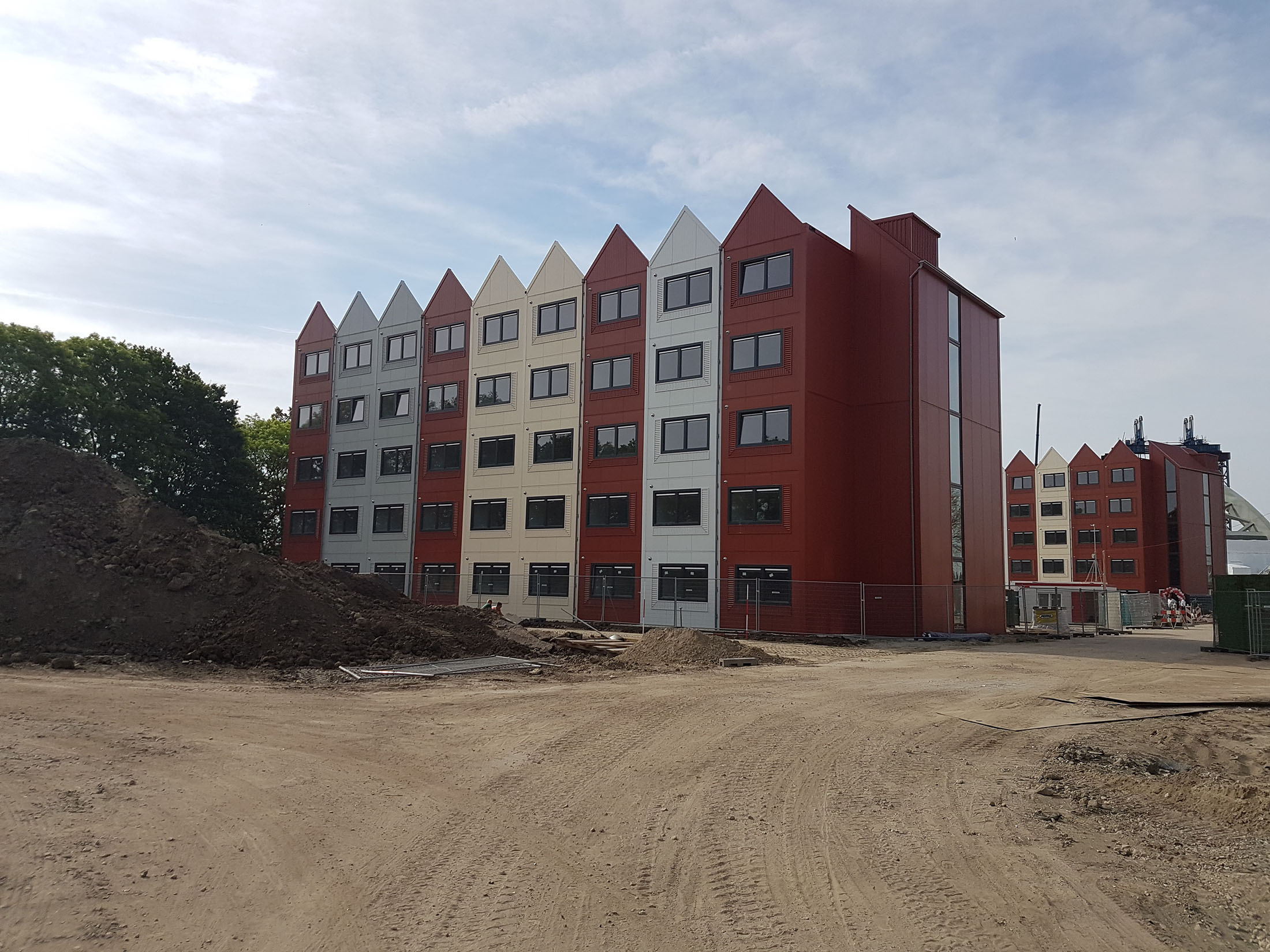 DX beslag op zeecontainerwoningen